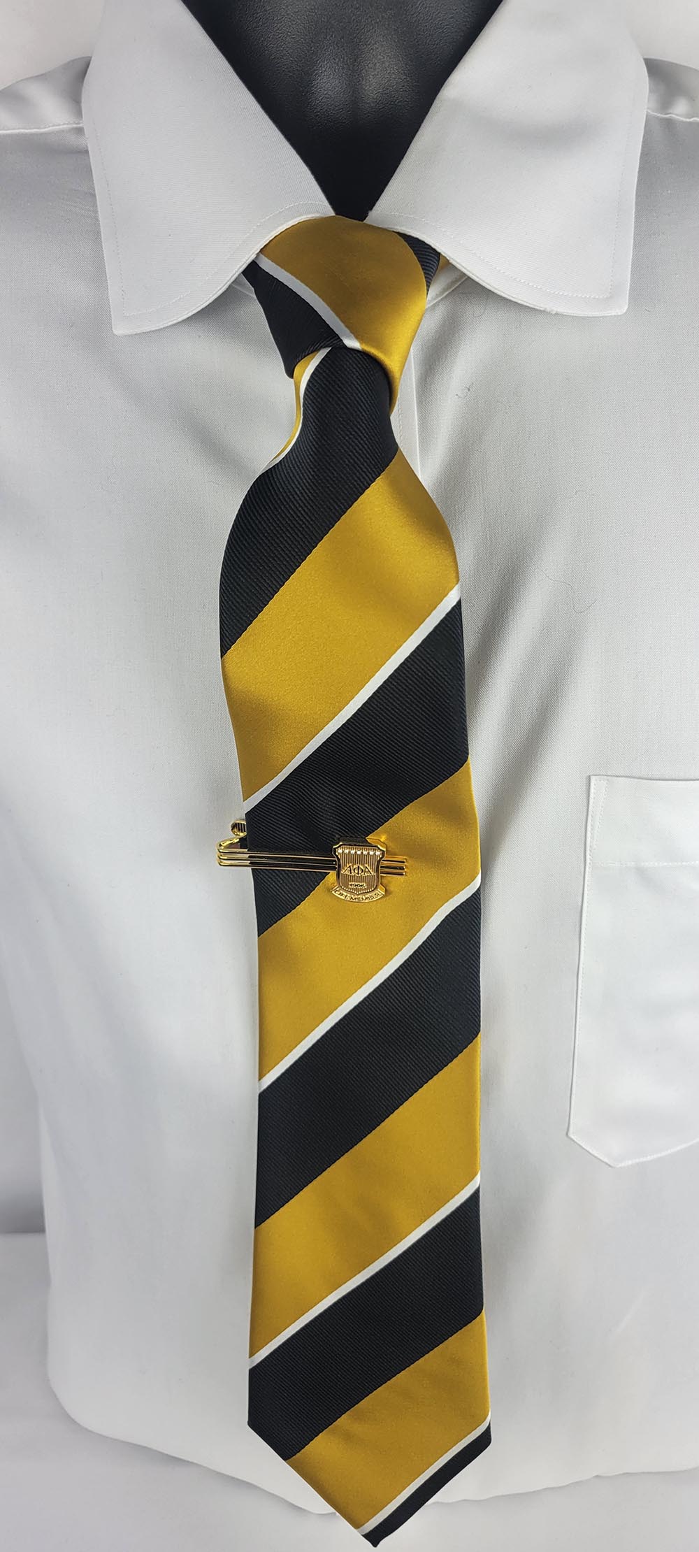 Alpha Broad Stripe Tie