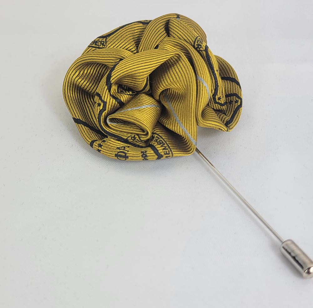 Alpha Gold Life Member Multi Lapel Flower