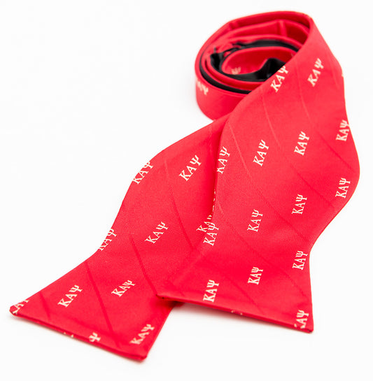 Kappa Red 3 Letter Bow Tie