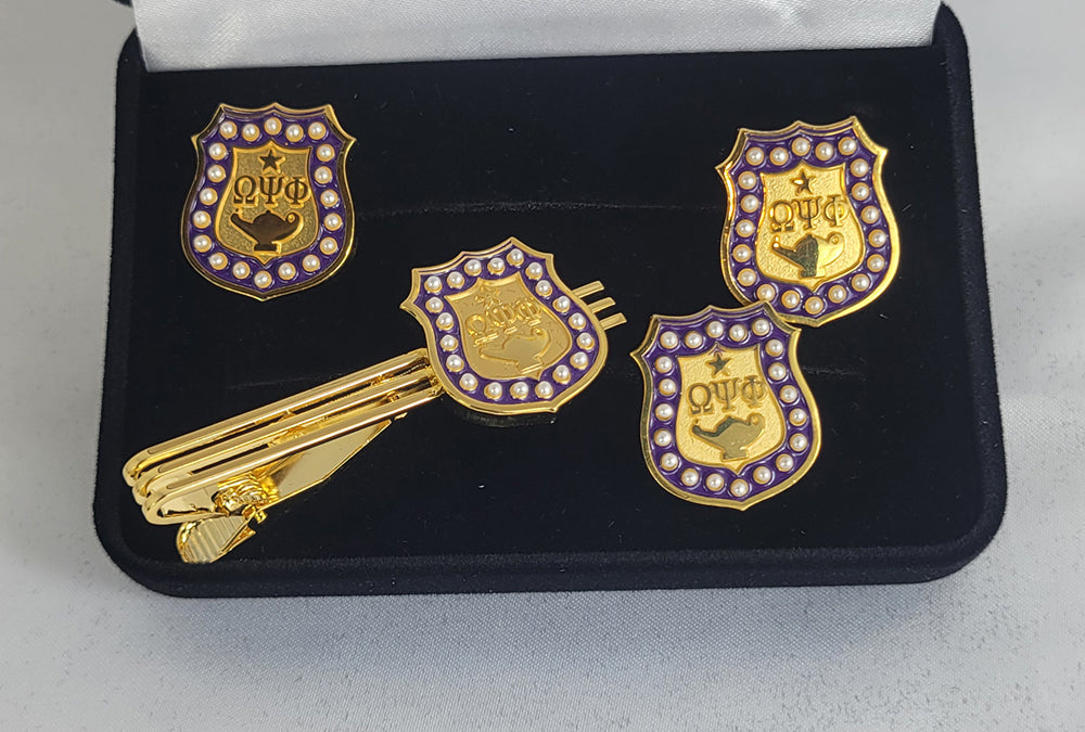 Omega Baroque Gem Shield 3 Pc Set