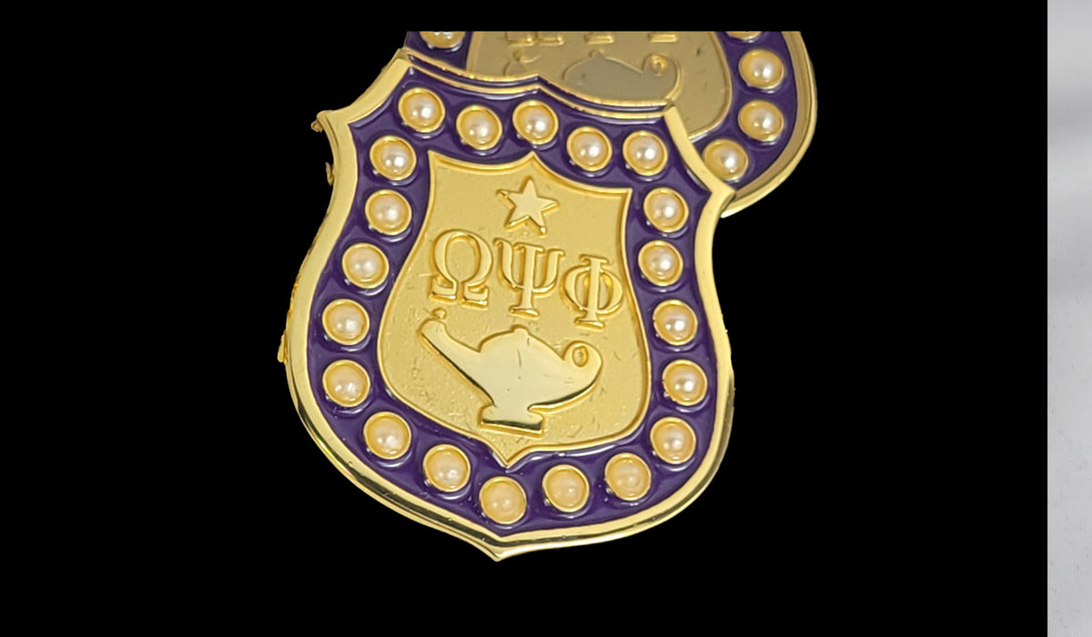 Omega Baroque Gem Lapel Pin