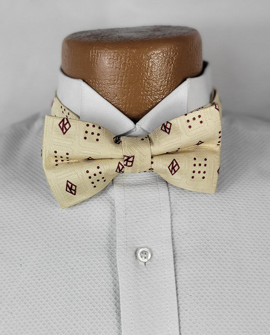 Kappa Founders Floating K Cream Pre-tie Bow Tie