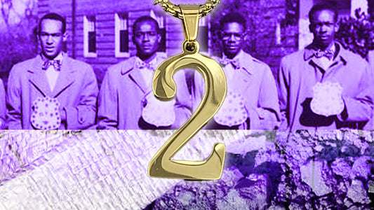 Unlock the Significance of the Omega Line Number Necklace #2 for Greek Paraphernalia Enthusiasts in Black Greek Jewelry and Apparel from Black Greek Store