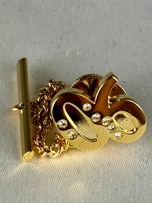 Alpha 06 Gold Stone Tie Pin