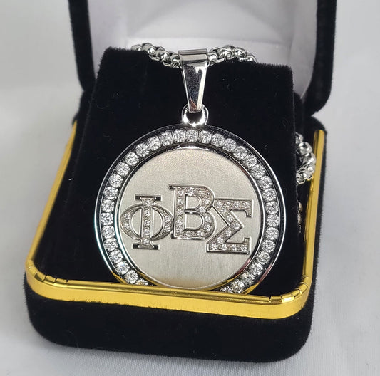 Pbs Ss Crystal 3 Letter Necklace