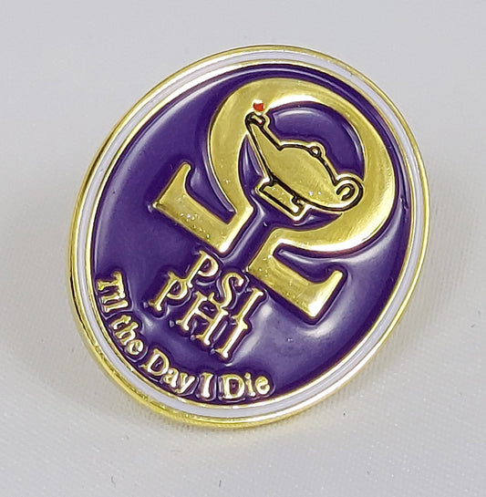 Omega Till The Day I Die Lapel Pin