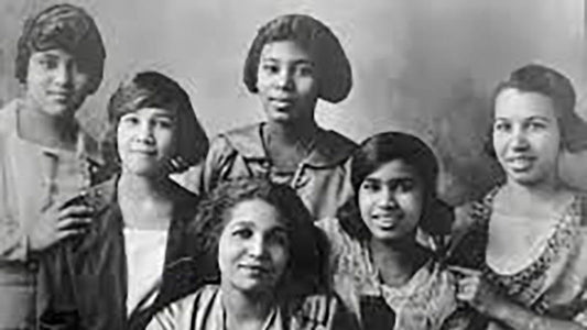 Illustration celebrating the legacy and impact of Black sororities in history.