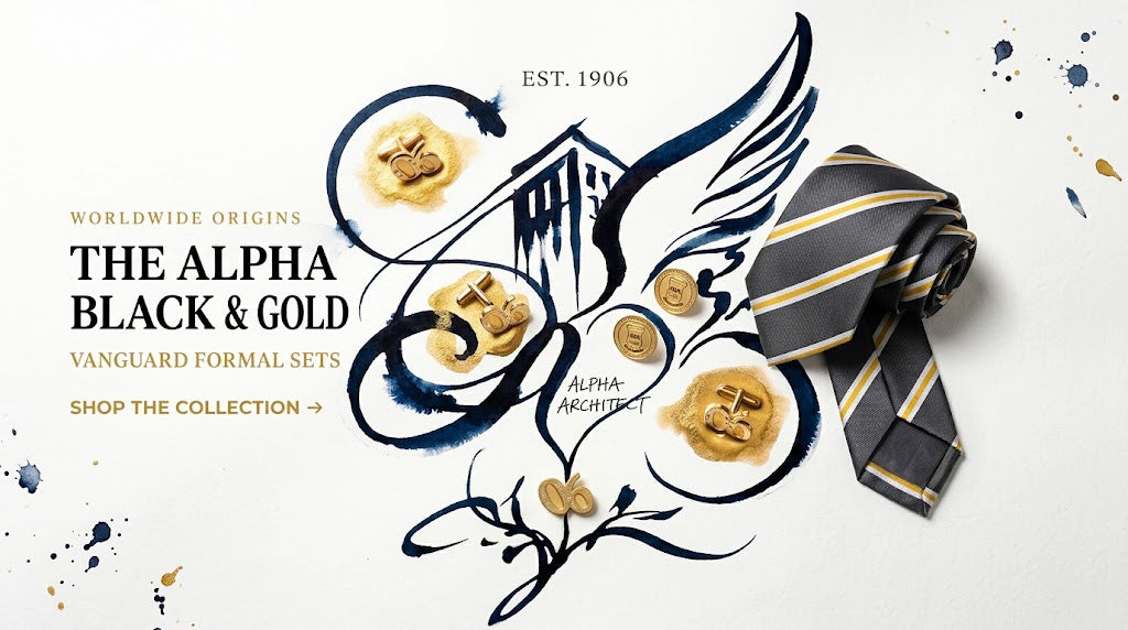 Alpha Black and Gold Vanguard Formal Sets