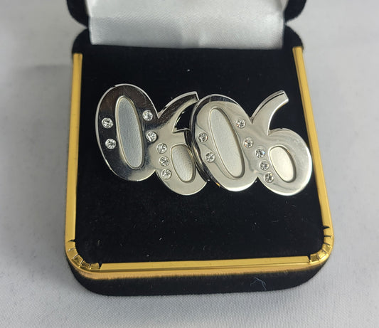 Alpha 06 Silver Stone Cuff Links