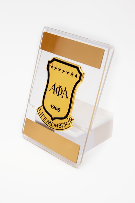 Alpha Life Member Pocket Badge