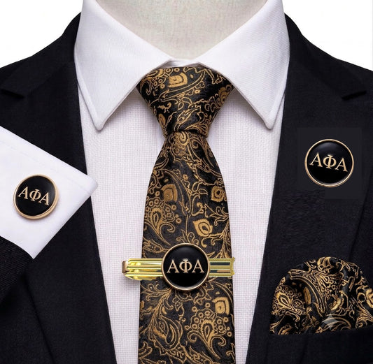 Alpha 3 Letter Round Black 3-Pc Set