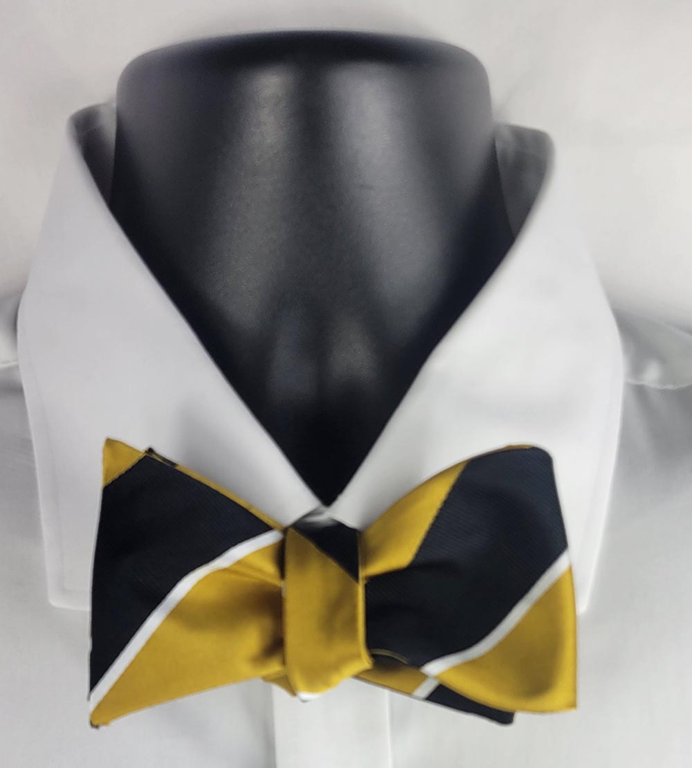 Alpha Broad Stripe Bow-Tie