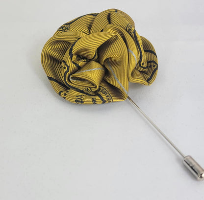 Alpha Gold Life Member Multi Lapel Flower