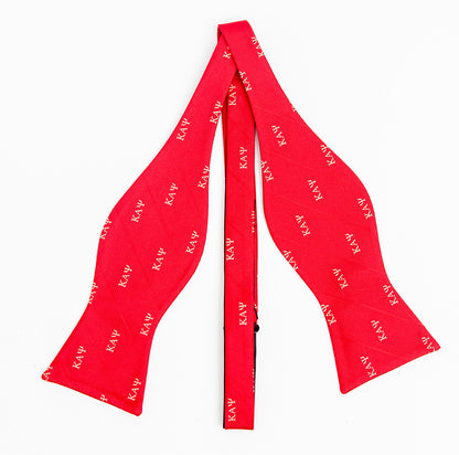 Kappa Red 3 Letter Bow Tie