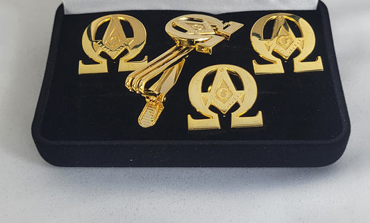 OMEGA MASONIC GOLD 3-PC SET