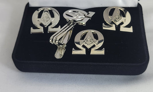 OMEGA MASONIC SILVER 3-PC SET