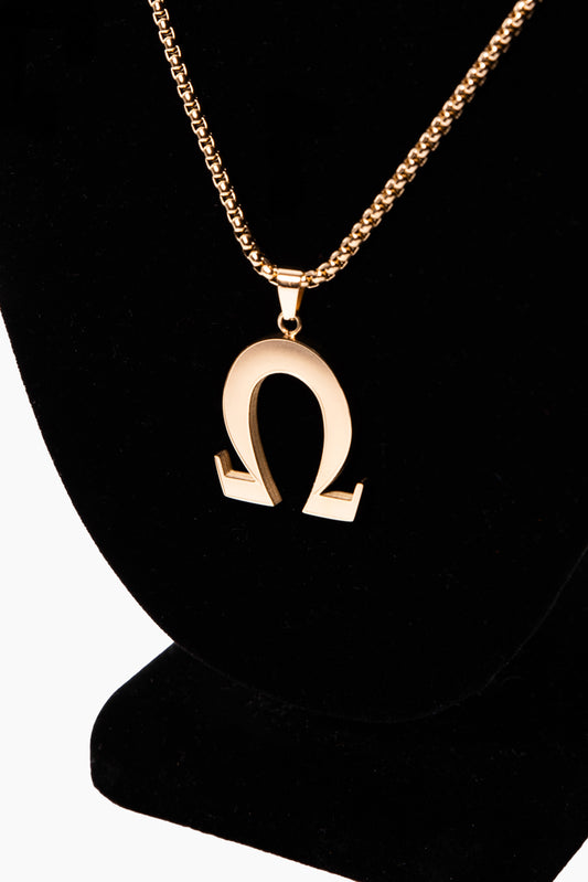 Omega Que Ss Gold Necklace