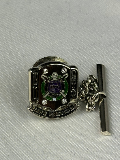Omega Silver Life Member Tie Pin