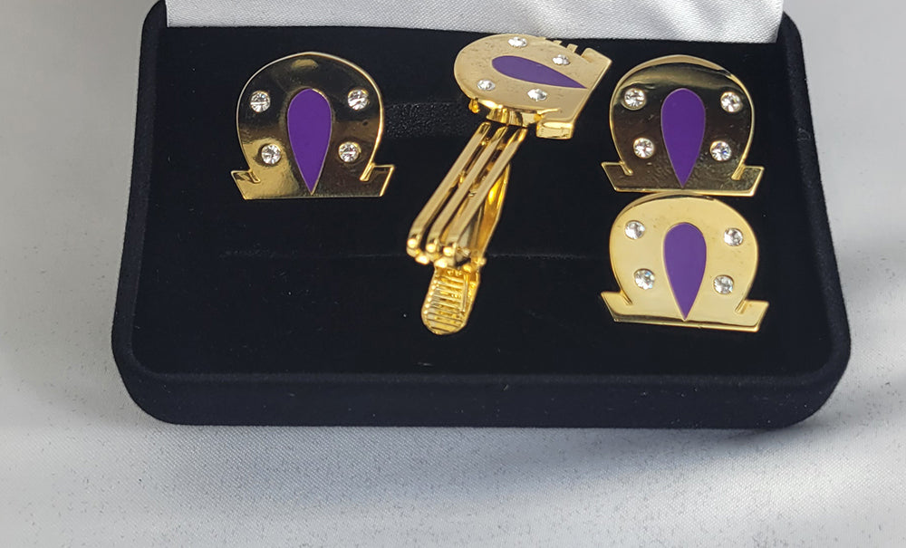 Omega Psi Phi Founders Stone 3 Piece Set