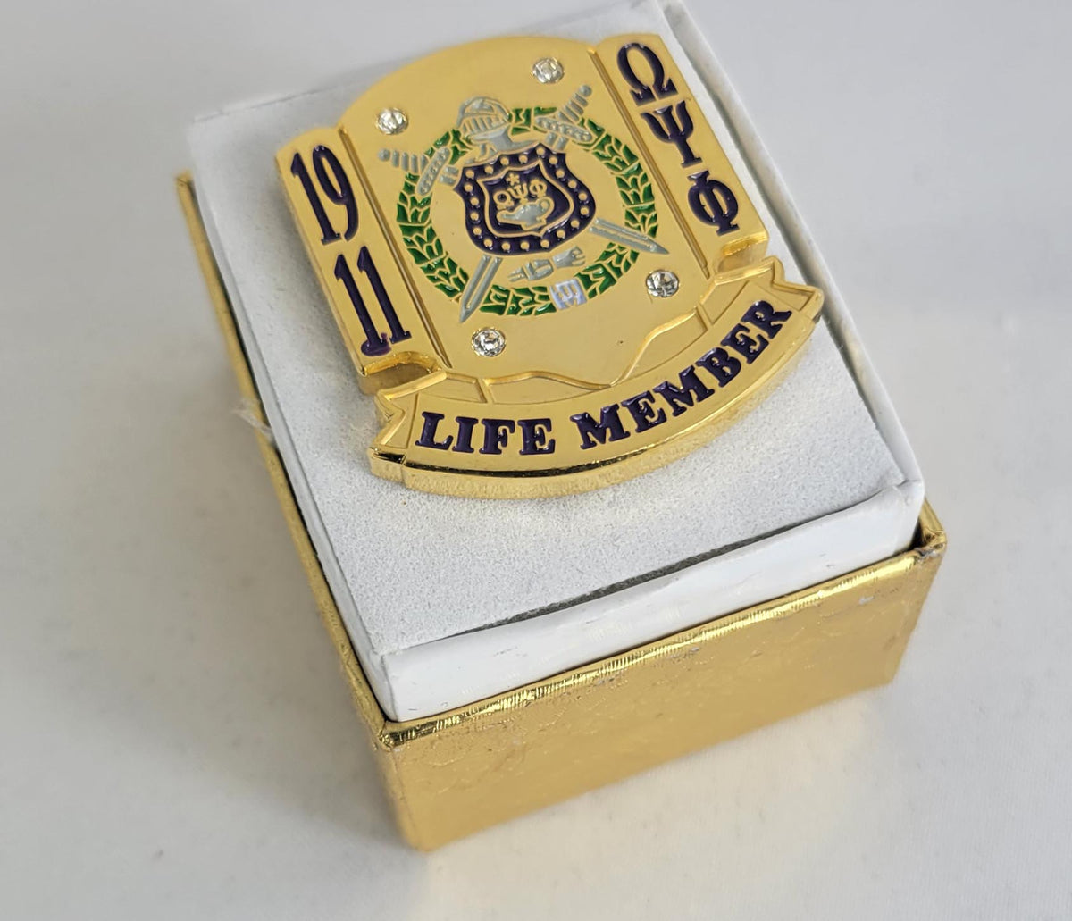 Omega Gold Life Member Lapel Pin
