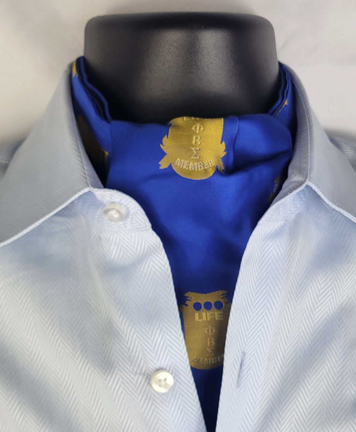 PBS Large Life Member Blue Ascot