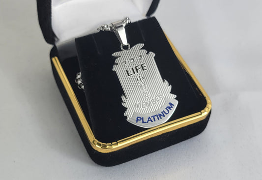 PBS Platinum Life Member Necklace