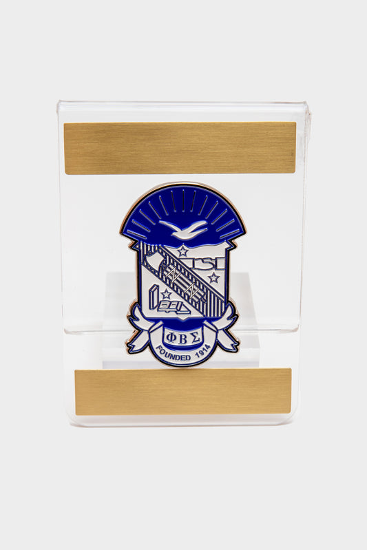 Phi Bets Sigma Shield Pocket Badge
