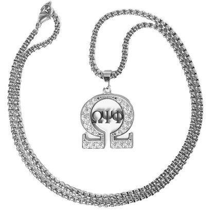 Omega Silver S.S. Crystal Necklace