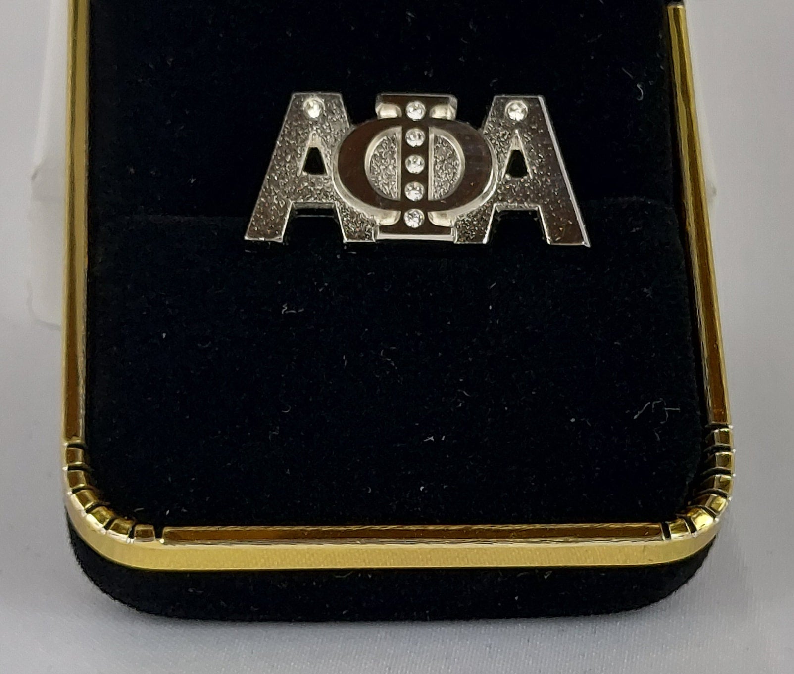 Alpha 3 Letters Silver Stone Lapel Pin – Worldwide Origins