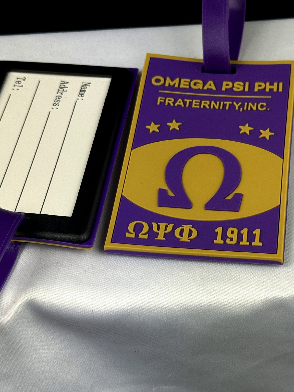Omega Psi Phi 1911 Luggage Tag – Worldwide Origins