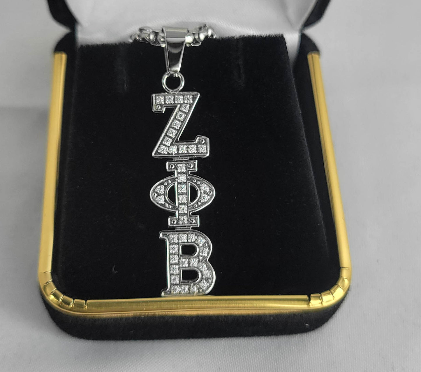 Zeta Silver Crystal Earrings